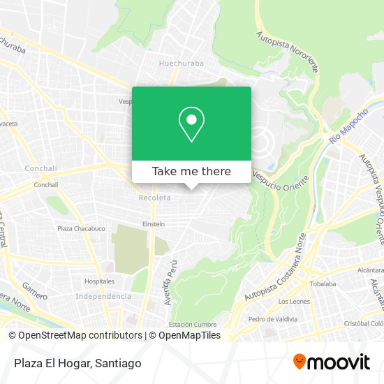 Mapa de Plaza El Hogar
