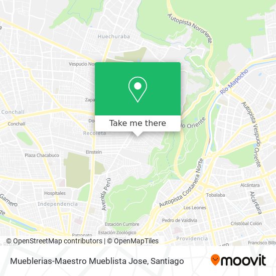 Mueblerias-Maestro Mueblista Jose map
