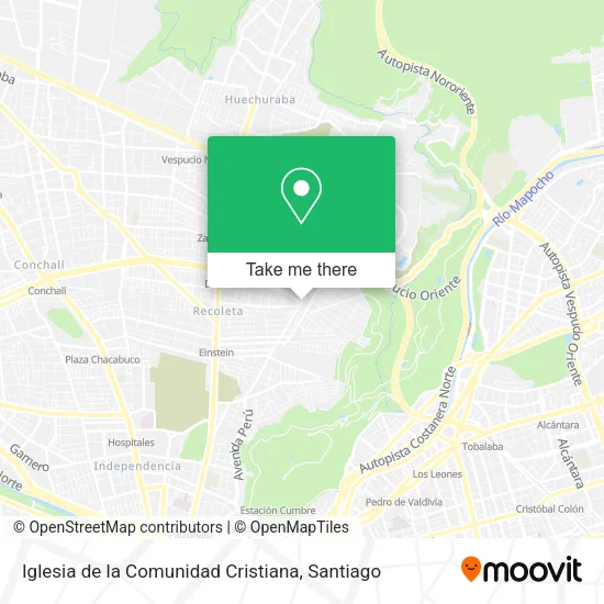Iglesia de la Comunidad Cristiana map