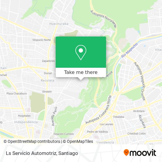 Ls Servicio Automotriz map