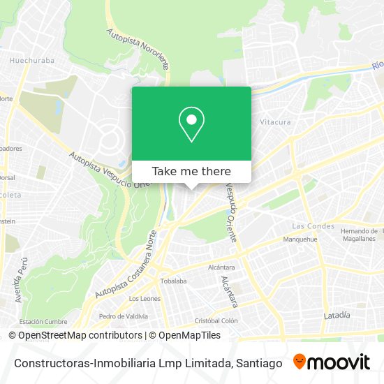 Mapa de Constructoras-Inmobiliaria Lmp Limitada