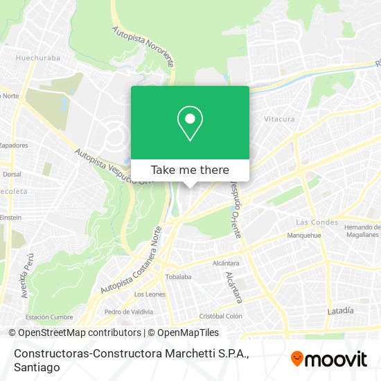 Constructoras-Constructora Marchetti S.P.A. map