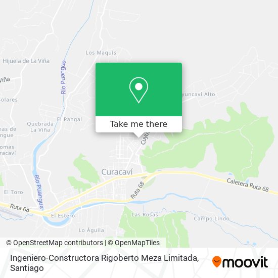 Mapa de Ingeniero-Constructora Rigoberto Meza Limitada