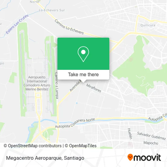 Megacentro Aeroparque map