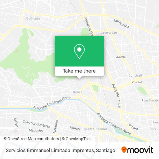 Servicios Emmanuel Limitada Imprentas map