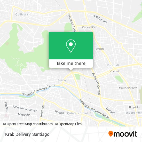 Mapa de Krab Delivery