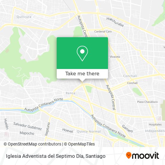 Mapa de Iglesia Adventista del Septimo Día