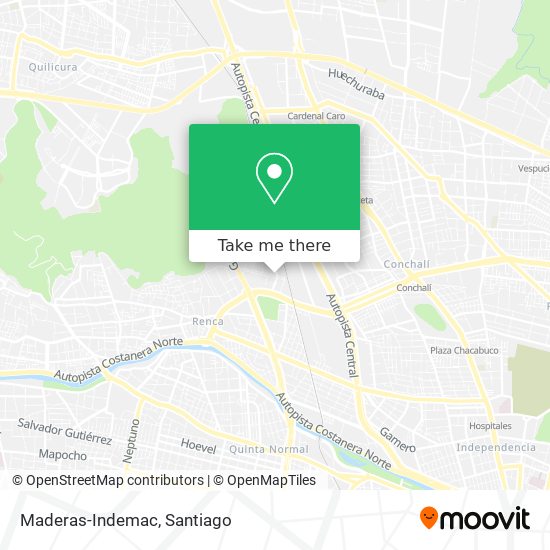 Maderas-Indemac map