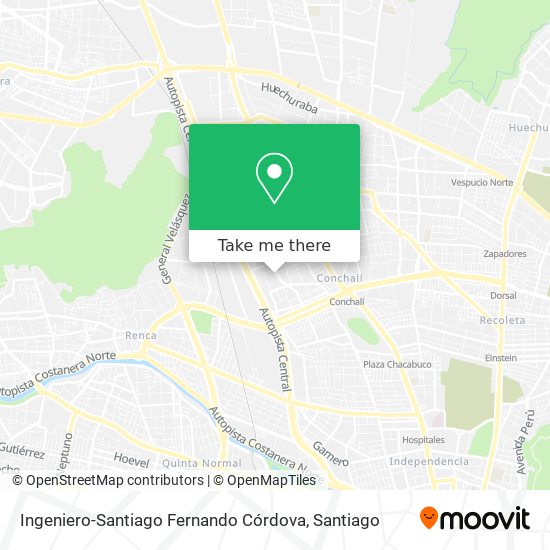 Ingeniero-Santiago Fernando Córdova map