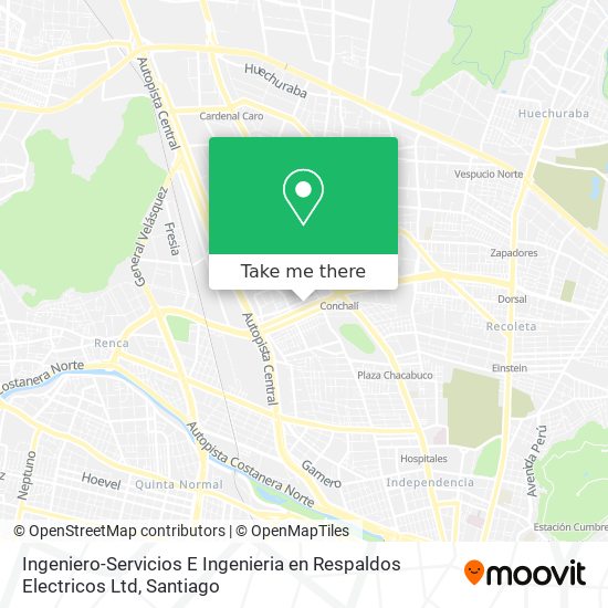 Ingeniero-Servicios E Ingenieria en Respaldos Electricos Ltd map