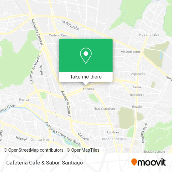 Cafetería Café & Sabor map