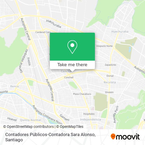 Contadores Públicos-Contadora Sara Alonso map