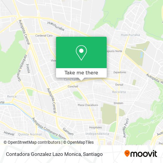 Contadora Gonzalez Lazo Monica map