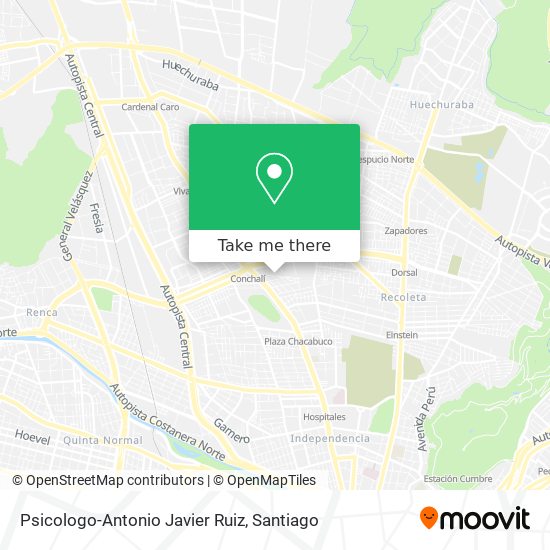 Psicologo-Antonio Javier Ruiz map