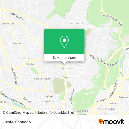 Izafe map