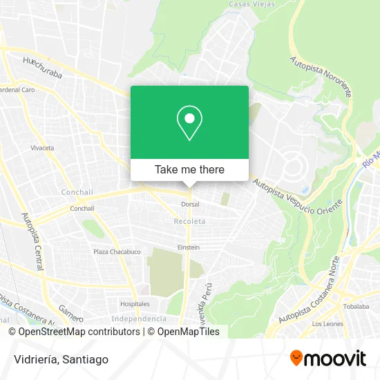 Vidriería map