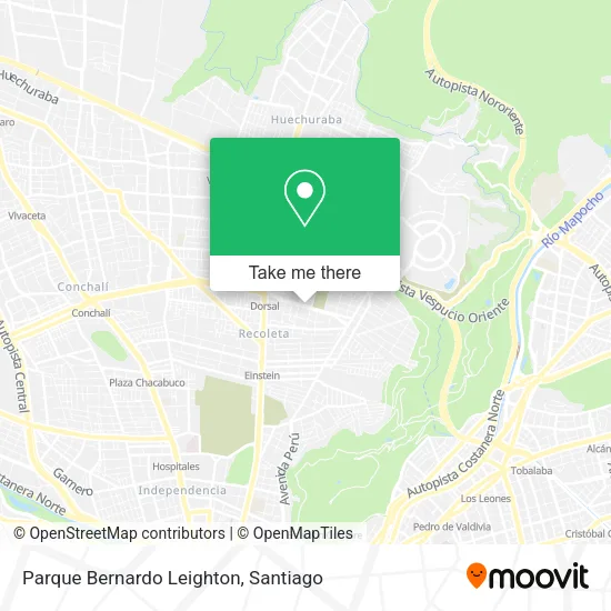 Parque Bernardo Leighton map