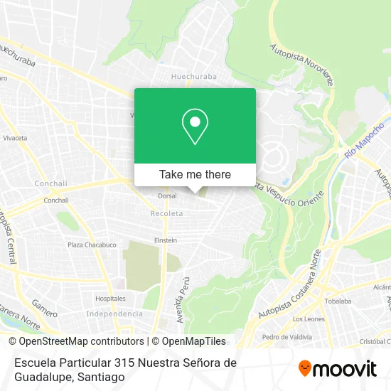 Escuela Particular 315 Nuestra Señora de Guadalupe map