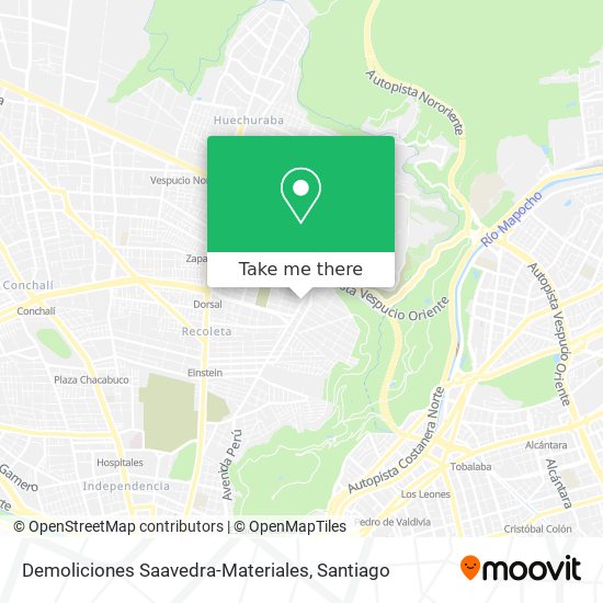 Mapa de Demoliciones Saavedra-Materiales