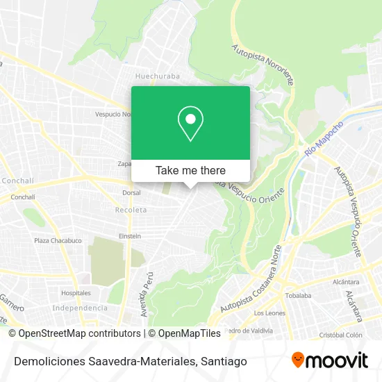 Demoliciones Saavedra-Materiales map