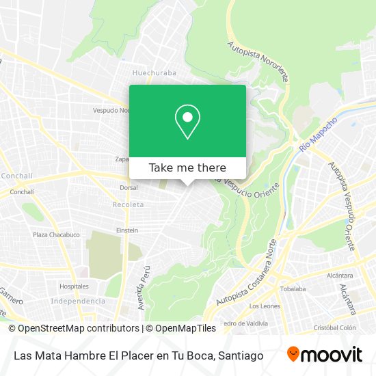 Las Mata Hambre El Placer en Tu Boca map