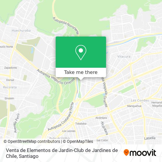 Mapa de Venta de Elementos de Jardin-Club de Jardines de Chile