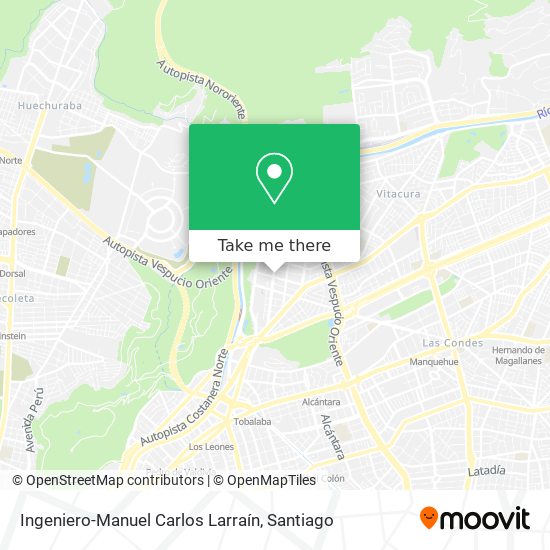 Ingeniero-Manuel Carlos Larraín map