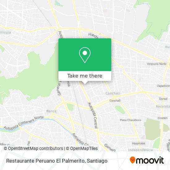 Restaurante Peruano El Palmerito map