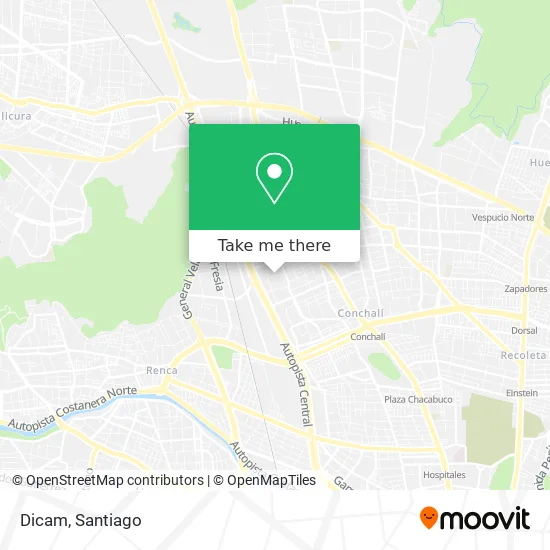 Dicam map