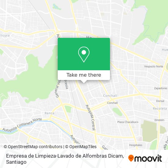 Empresa de Limpieza-Lavado de Alfombras Dicam map