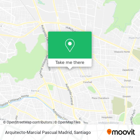 Arquitecto-Marcial Pascual Madrid map