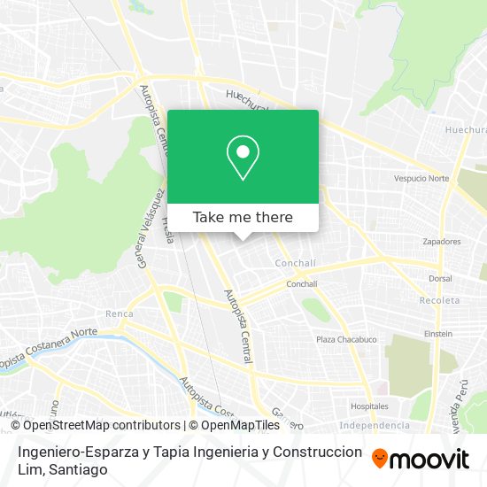 Ingeniero-Esparza y Tapia Ingenieria y Construccion Lim map