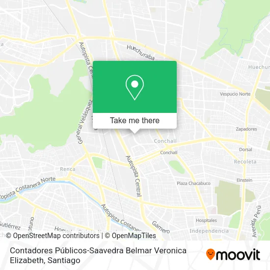 Contadores Públicos-Saavedra Belmar Veronica Elizabeth map