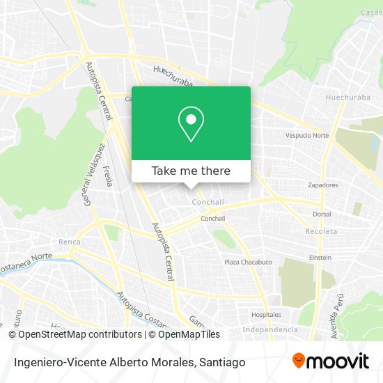 Ingeniero-Vicente Alberto Morales map