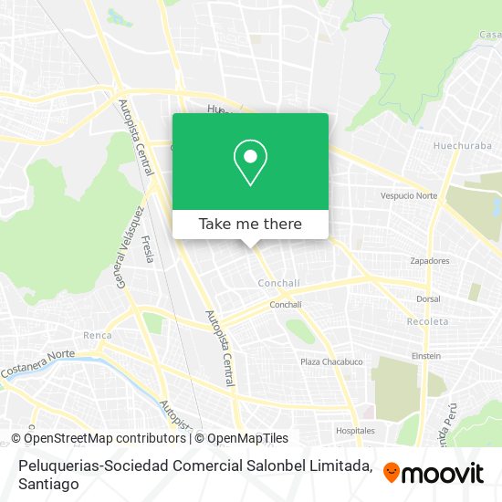 Peluquerias-Sociedad Comercial Salonbel Limitada map