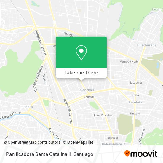 Mapa de Panificadora Santa Catalina II