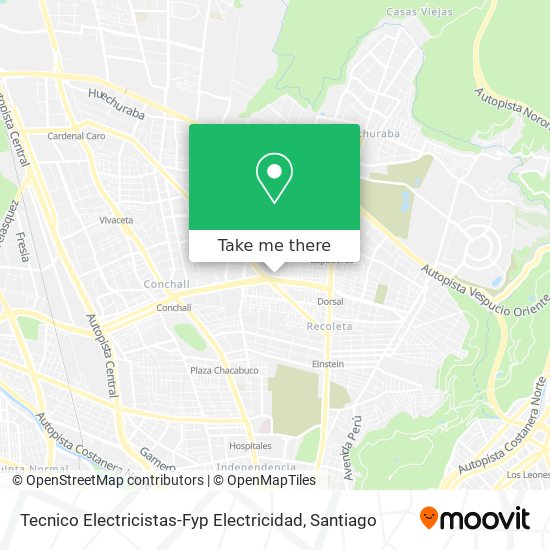 Tecnico Electricistas-Fyp Electricidad map