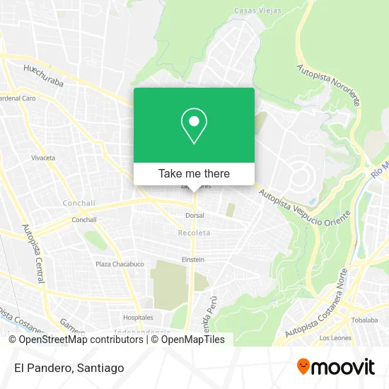 El Pandero map