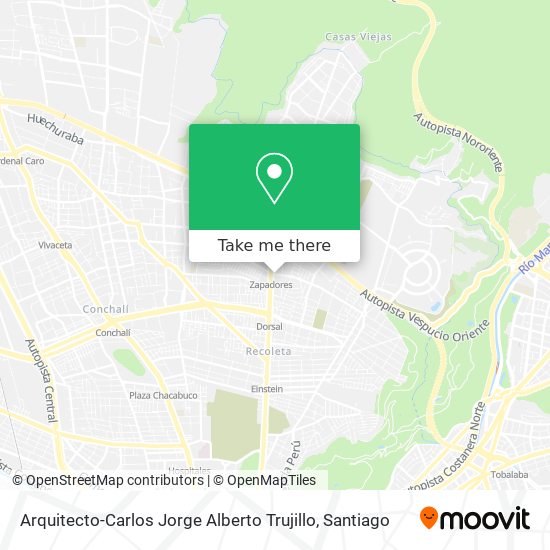 Mapa de Arquitecto-Carlos Jorge Alberto Trujillo