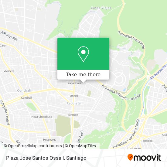 Mapa de Plaza Jose Santos Ossa I