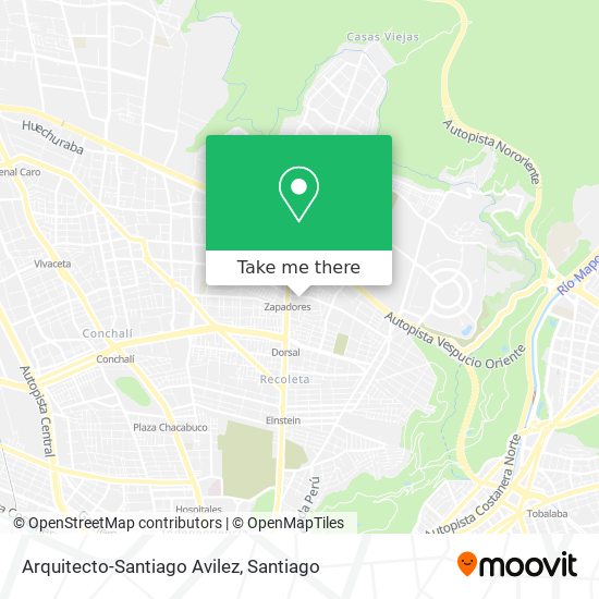 Arquitecto-Santiago Avilez map