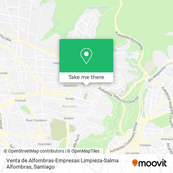 Venta de Alfombras-Empresas Limpieza-Salma Alfombras map