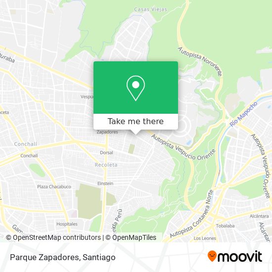 Parque Zapadores map