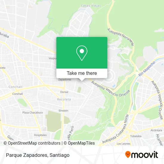 Parque Zapadores map
