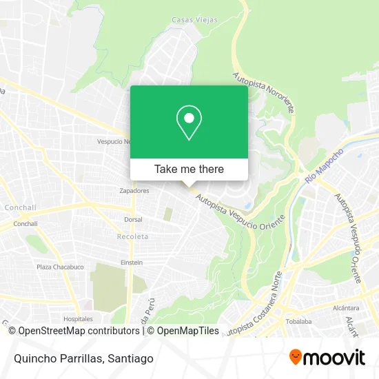 Quincho Parrillas map