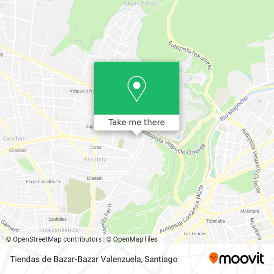 Tiendas de Bazar-Bazar Valenzuela map