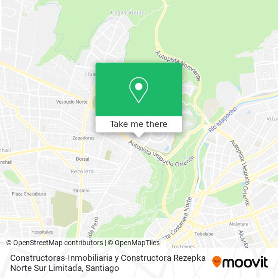 Constructoras-Inmobiliaria y Constructora Rezepka Norte Sur Limitada map
