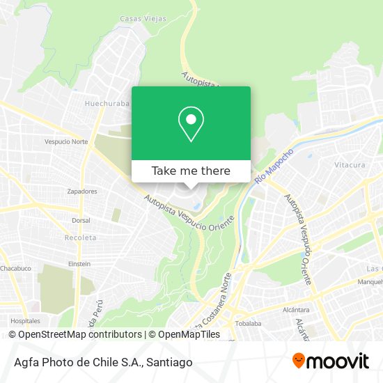 Agfa Photo de Chile S.A. map