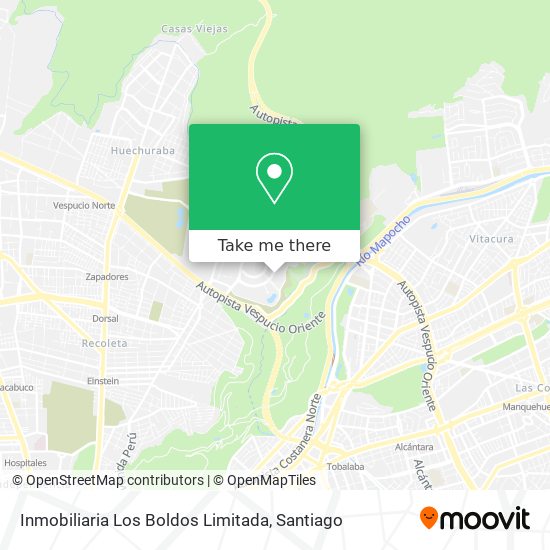 Inmobiliaria Los Boldos Limitada map