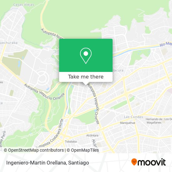 Ingeniero-Martín Orellana map